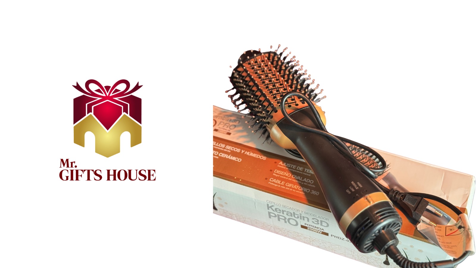 এখন থেকেই ড্রাই, স্ট্রেইট ও ভলিউম—সব এক ডিভাইসেই | Keratin 3D Pro 2000W